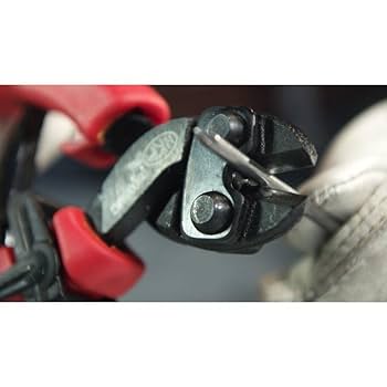 Outil 黒と白のストライプ size 0 HK Porter Compact Bolt Cutter with Center Cut Blades and